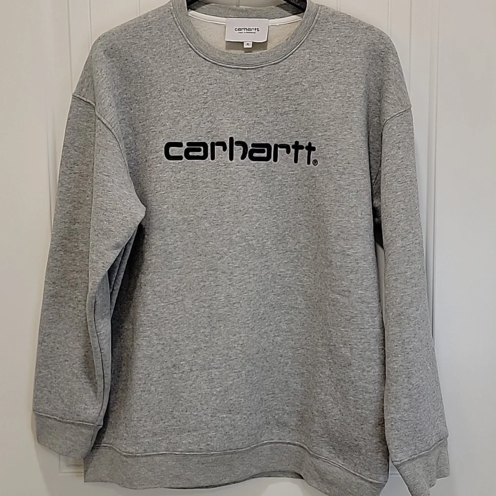 Carhartt WIP Grey Crew Neck Sweatshirt Size XL - Picture 7 of 7